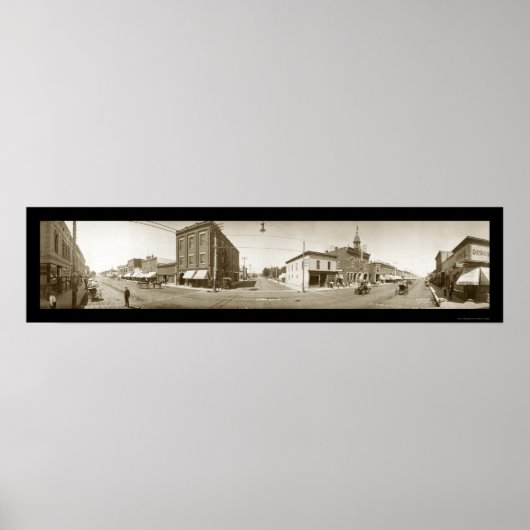 Sheridan Wyoming Foto 1909 Poster (Vorne)