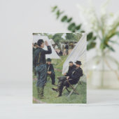 Sheridans erstes Interview mit Rowand Postkarte (Stehend Vorderseite)