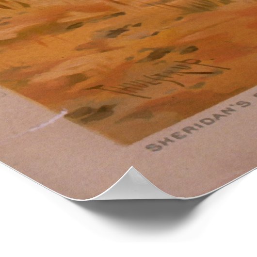 Sheridans Fahrt durch Thure de Thulstrup Poster (Ecke)