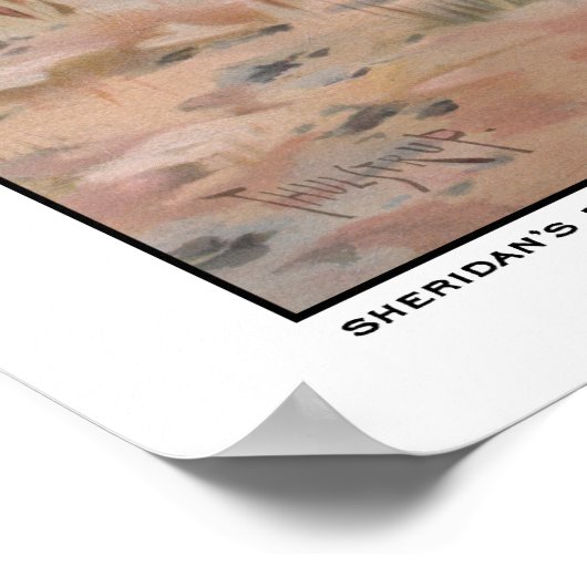 Sheridans Fahrt - Ziviler Krieg Poster (Ecke)