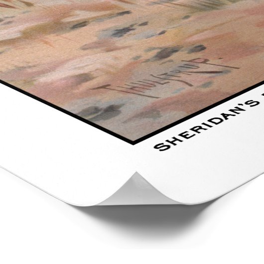 Sheridans Fahrt - Ziviler Krieg Poster (Ecke)