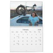 Sherie und Ben-Fahrrad Kalifornien Kalender (Feb 2026)