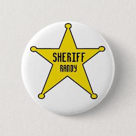 Sheriff-Abzeichen addieren Namen Button
