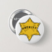 Sheriff-Abzeichen Button (Vorne & Hinten)