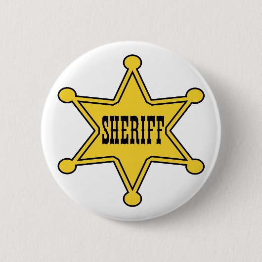 Sheriff-Abzeichen Button (Vorderseite)
