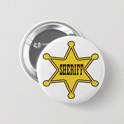 Sheriff-Abzeichen Button (Vorne & Hinten)