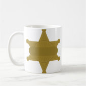 Sheriff Abzeichen Kaffeetasse (Links)