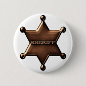 Sheriff-Abzeichen-Knopf Button (Vorderseite)