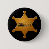 Sheriff-Abzeichen - Knopf Button (Vorderseite)