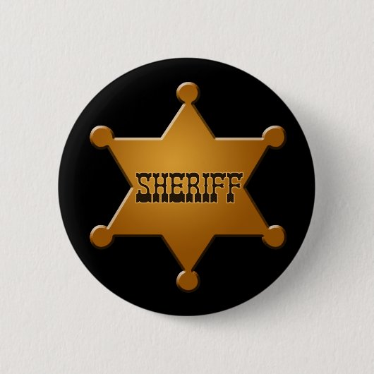 Sheriff-Abzeichen - Knopf Button (Vorderseite)