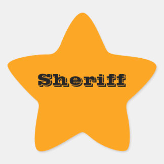 Sheriff Abzeichen Stickers