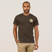 Sheriff-Abzeichen-wilder WestParty-T - Shirt (Vorne ganz)