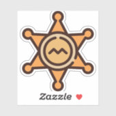 Sheriff Aufkleber (Blatt)