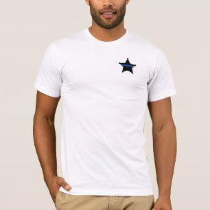 Sheriff-Büro verdünnen Blue Line T-Shirt