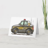 Sheriff Car Patrol Karte (Vorderseite)