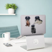 Sheriff Cat Aufkleber (Laptop auf Schreibtisch)