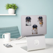 Sheriff Cat Aufkleber (Laptop auf Schreibtisch)