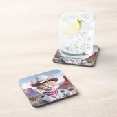 Sheriff Cat Getränkeuntersetzer (Rechte Seite)