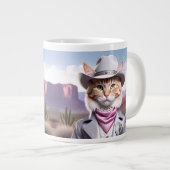 Sheriff Cat Jumbo-Tasse (Vorderseite Rechts)