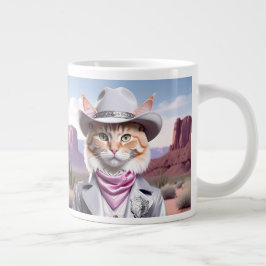 Sheriff Cat Jumbo-Tasse