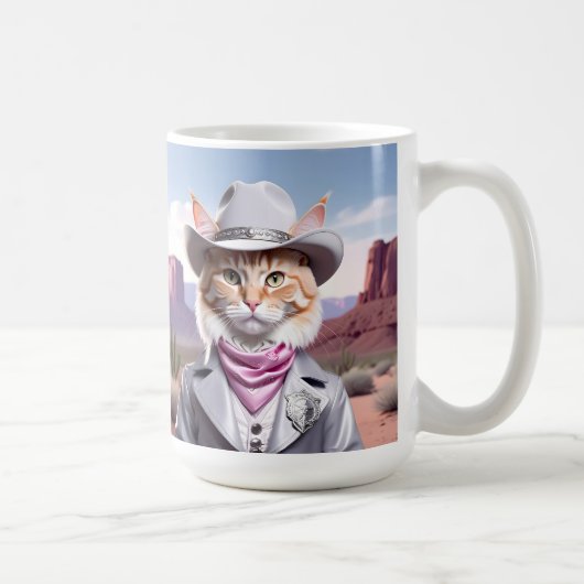 Sheriff Cat Kaffeetasse (Rechts)