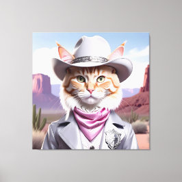 Sheriff Cat Leinwanddruck