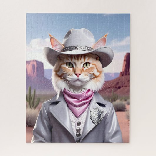 Sheriff Cat Puzzle (Vertikal)