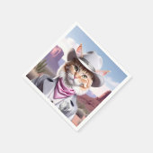 Sheriff Cat Serviette (Ecke)