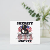 Sheriff_Deputy Postkarte (Stehend Vorderseite)