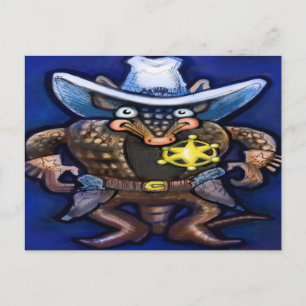 Sheriff Dillo Postkarte