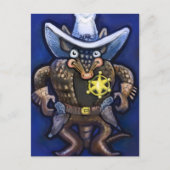 Sheriff Dillo Postkarte (Vorderseite)