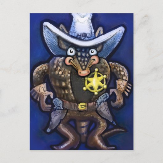 Sheriff Dillo Postkarte (Vorderseite)