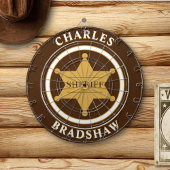 Sheriff Emblem Dartscheibe