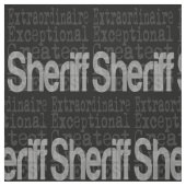 Sheriff Extraordinaire Stoff (Muster)