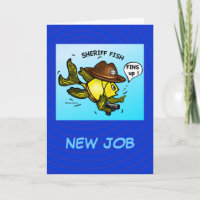 SHERIFF FISH - lustiger niedlicher Sparky-Cartoon