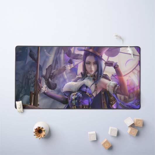 Sheriff Gaming Desk Mat | Marksman Aesthetic Pad Schreibtischunterlage (Kindertisch)