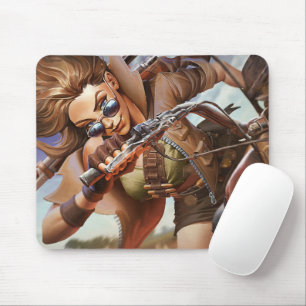 Sheriff Gaming Mousepad   Motorrad Cool Rider Pad