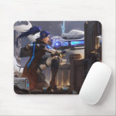 Sheriff Gaming Mousepad | Sniper Elite Fanart-Pad (Mit Mouse)