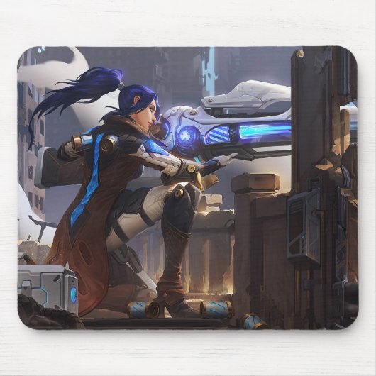 Sheriff Gaming Mousepad | Sniper Elite Fanart-Pad (Vorne)