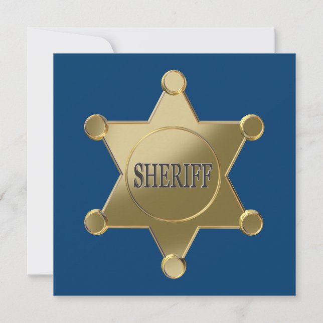 Sheriff golden star (Vorderseite)