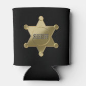 Sheriff golden star dosenkühler (Rückseite)