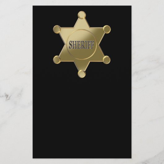 Sheriff golden star flyer (Vorne)