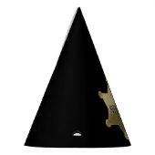 Sheriff golden star partyhütchen (Links)