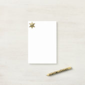 Sheriff golden star post-it klebezettel (Auf Schreibtisch)