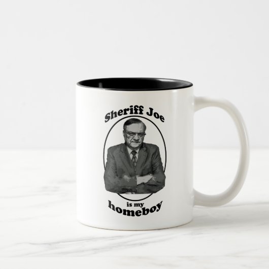 Sheriff Joe ist meine Homeboy-Tasse Zweifarbige Tasse (Rechts)