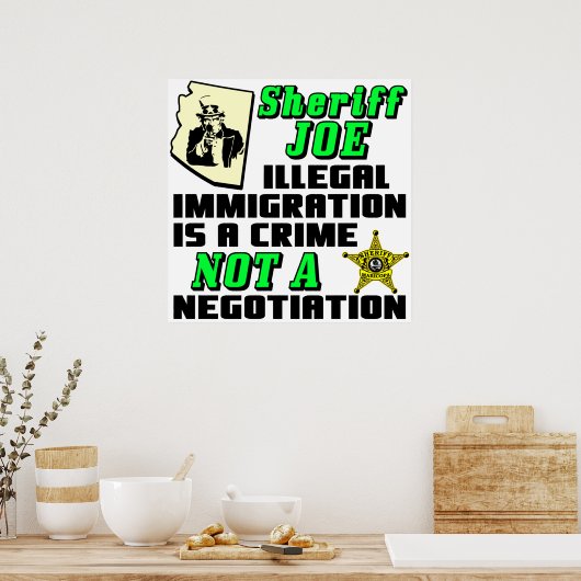 SHERIFF JOE POSTER (Küche)