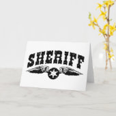 Sheriff Karte (Gelbe Blume)