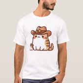 Sheriff Katze T-Shirt (Vorderseite)