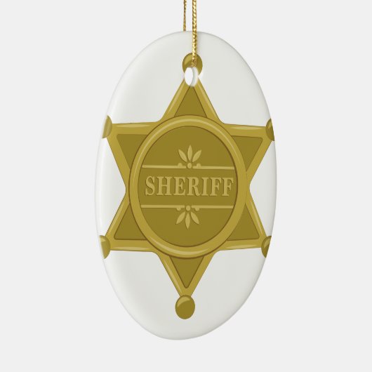 Sheriff Keramikornament (Rechts)