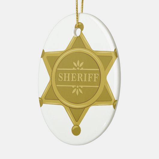 Sheriff Keramikornament (Links)